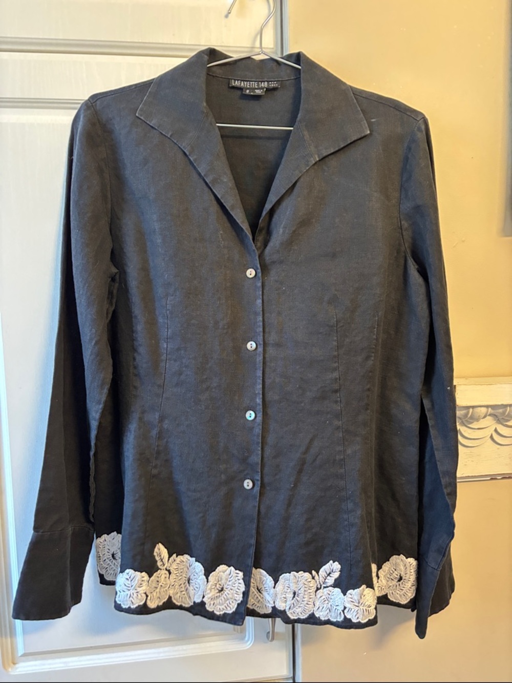 Lafayette 148 linen blouse. 8